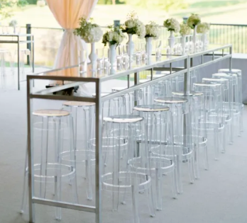 Clear Acrylic Barstool 